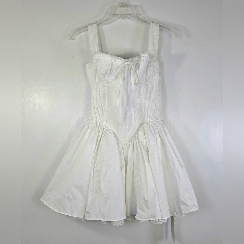 NEW MISS ROSIER CAMILLE CORSET COQUETTE MINI DRESS.